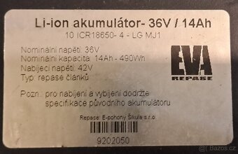 akumulátor do nosiče + nosič a nabíječka - 8