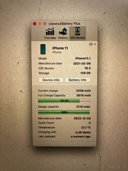 iPhone 11 128GB - nový displej a baterka - 8