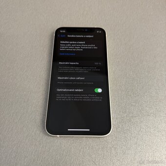 iPhone 12 mini 128GB bílý, pěkný stav, 12 měsíců záruka - 8