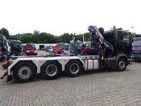 Scania R490 8x4 - nosič kontejnerů s hydraulickou rukou - 8