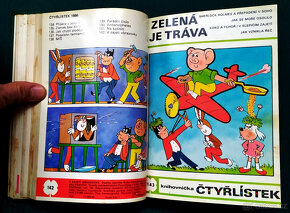 KNIHA 10 x ČTYŘLÍSTEK od č. 140 do č. 149 z r. 1986-1987 - 8