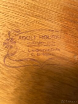 Starožitná dubová knihovna - Art Deco - 8