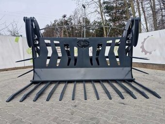 Silážní vidle hydraulické, posuvné, třetí bod, 300cm - 8
