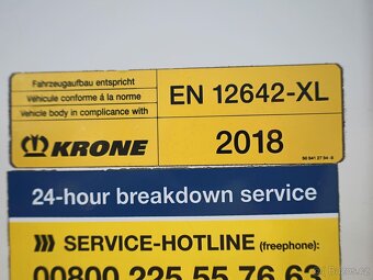 Krone SD, STANDARD, TŘÍSTRANNÁ SHRNOVACÍ PLACHTA, ZVEDACÍ NÁ - 8
