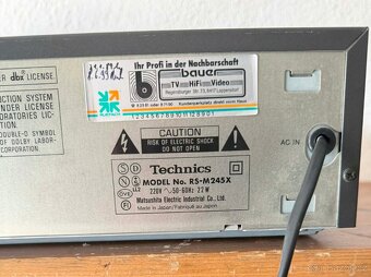 Tape Deck technics rs m245x - 8