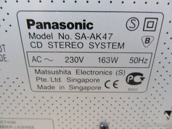 Nabízím hifivěž Panasonic SA-AK47. Bez repro. Radio plně fun - 8