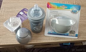 Potřeby pro miminko., povlečení, lahvičky hnízdečko,ple a d. - 8