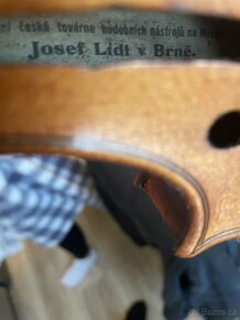 Prodám staré housle 4/4 Josef Lidl - 8