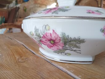 STAROŽITNÁ PORCELÁNOVÁ TERINA ART DECO UML FRANCIE - 8