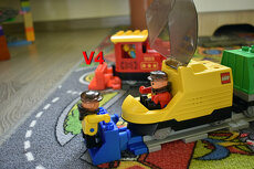 Duplo vlak, kolej - zarážedlo, různé druhy - 8