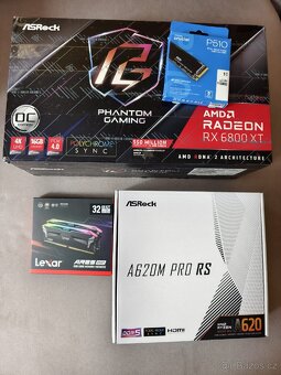 Herní PC ryzen 7500f/32DDR5/6800XT/1TBssd/750w záruka - 8