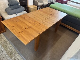 Jídelní set 4x židle + bytelný dřevěný rozkl. Stůl z masivu - 8