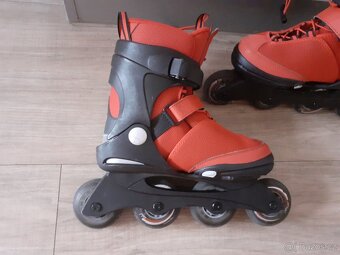 Prodám juniorské vel. nastav. in-line K2 35 - 40, 22-25,5cm - 8
