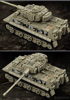 Stavebnice tank Tiger, kompatibilní s LEGO - 8
