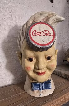 KRÁSNÁ STAROŽITNÁ LITINOVÁ POKLADNIČKA/ KASIČKA COCA-COLA - 8