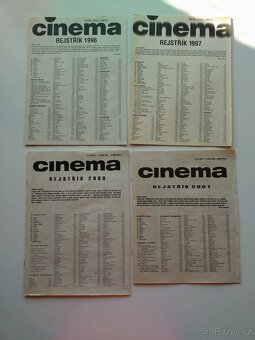 Kompletní ročníky časopisu Cinema - nevázané - 8