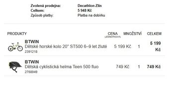 Dětské horské kolo 20" - 8