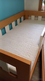 Vyvýšená postel s úložným prostorem - 8
