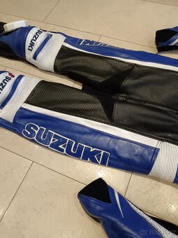 Suzuki-Pánská Dámská kožená moto kombinéza, jednodílná - 8