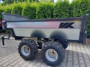 Přívěs vozík za čtyřkolku atv . Homologace spz - 8