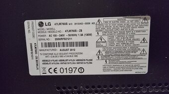 Televize Cinema 3D LED LG 47LM760S 47" - 8