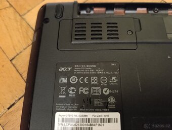 Notebook Acer Aspire 5551G – na náhradní díly nebo opravu - 8