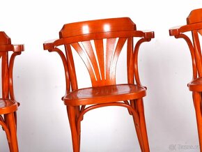 Židle, křesílka s područkami TON, 4 ks. - 8