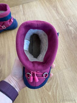 Zimní barefoot boty Affenzahn snowboot econyl snowy flamingo - 8