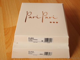 PariPari Cleo bílá podprsenka 85C, kalhotky M - NOVÉ - 8