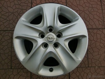 Plechové disky sada - originál Opel GM 5x110 6,5Jx16 ET39 - 8