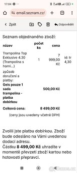 Trampolína 4.3 - 8
