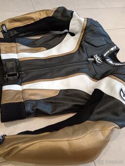 Berik Bionic Gold-Pánská kožená moto kombinéza, dvoudílná - 8
