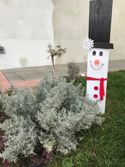 Vánoční dekorace - sněhuláci - 8