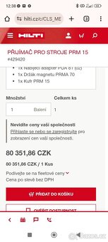 Nivelační přístroj Hilti PRM15 - 8