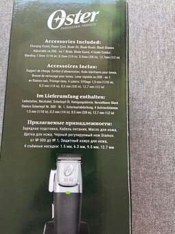 Novy jen rozbaleny Oster Fast Feed Cordless - profesionální - 8