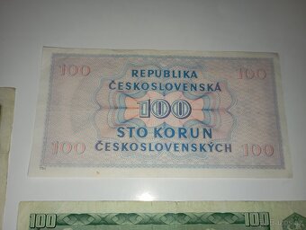 BANKOVKY 100 KČS 1945-1961, 3 RŮZNÉ EMISE - 8