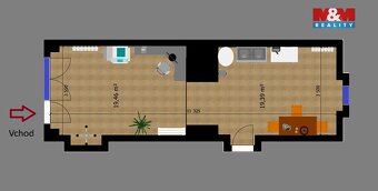 Pronájem obchodních prostor, 31 m², Kolín, ul. Legerova - 8