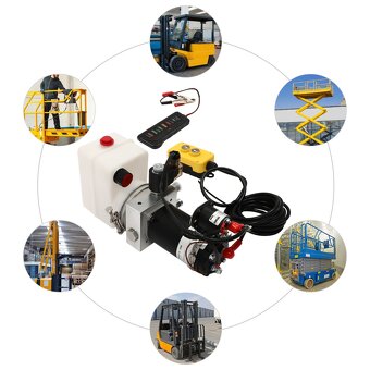 Hydraulické čerpadlo pro sklápěcí přívěs 12V - 8