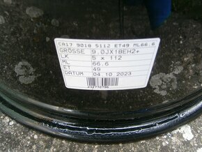 Mercedes-Benz - disky Carmani 18" + letní pneu - 8