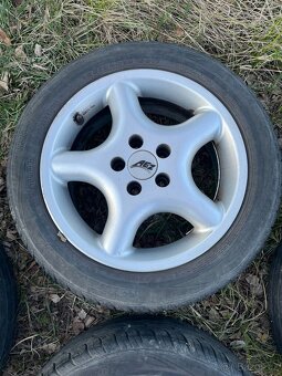 Alu kola AEZ 5x100, 4x, r15, letní pneu - 8