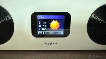 Nedis RDIN2500WT internetové radio, DAB+, FM, BT, hodiny - 8