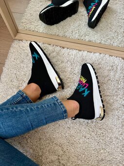 ČERNÉ PONOŽKOVÉ TENISKY KARL LAGERFELD - 8