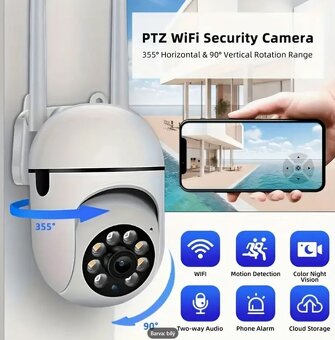 Bezpečnostní kamera - otočná, WIFI - 8