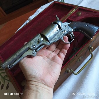 Pistole,revolver perkusní Navy 1850 ORIGINAL - 8