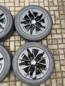 ORIGINÁL Alu Škoda ROTARE R17, 5x112 - TOP STAV, LETNÍ - 8