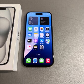 Pouze rozbalený iPhone 15 128GB černý, 2 roky záruka - 8