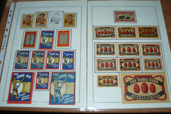 Československé zápalkové nálepky export 1945/1992 - 8