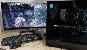 Výkonné Herní PC + Prohnutý Monitor - Záruka - 8