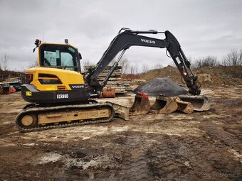 Minibagr bagr Volvo ecr88.ne jcb bobcat kubota - 8