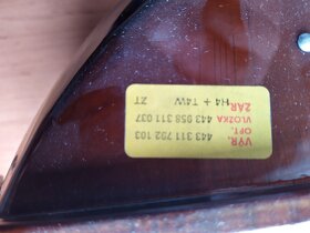 Optická vložka světel Škoda garde,Škoda 105,120,Avia - 8